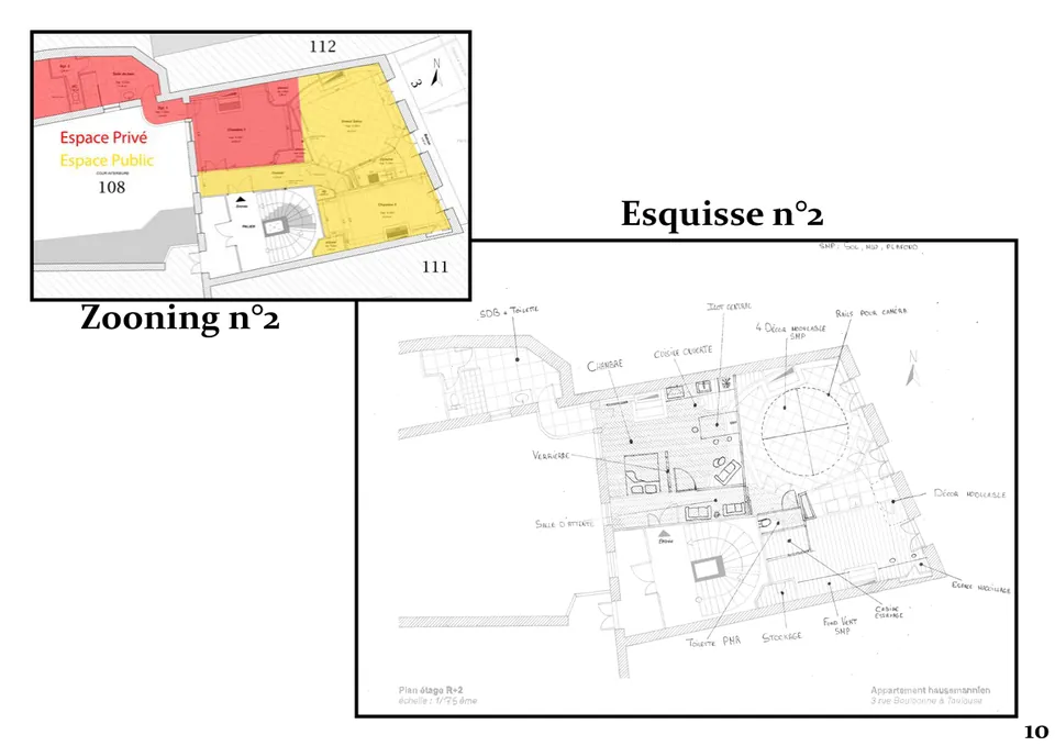 Zoning et esquisse n° 2