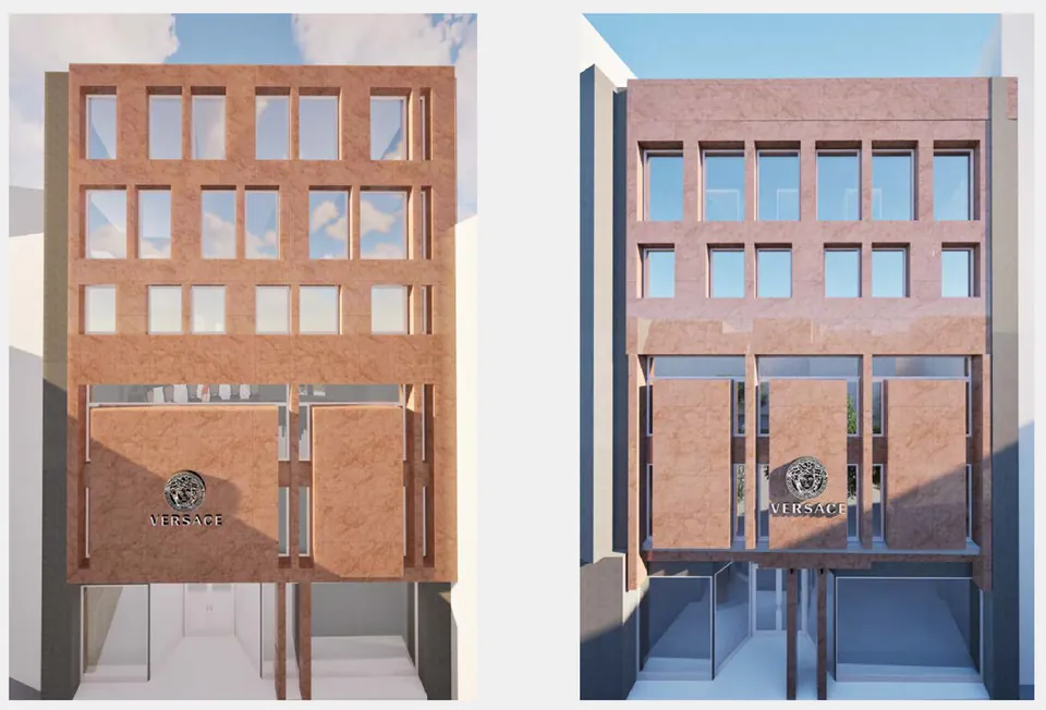 Deux propositions de façade